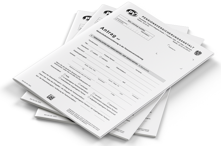 Vorschaubild Antragsformular für die Weiterversicherung