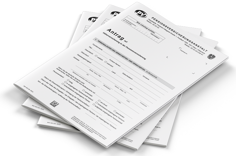 Vorschaubild Antragsformular für die Höherversicherung